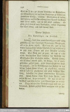 Vierter Abschnitt. Die Carolinger im Verfall