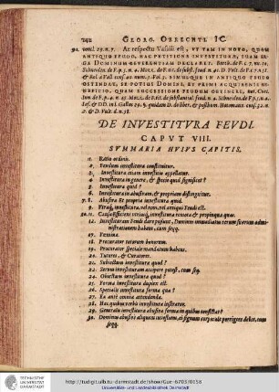 DE INVESTITURA FEUDI. CAPUT VIII.