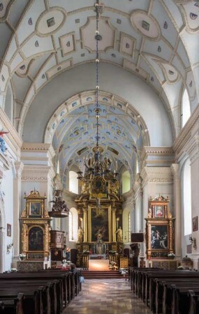 Katholische Kirche Sankt Johannes der Täufer und Sankt Bartholomäus, Kazimierz Dolny, Polen