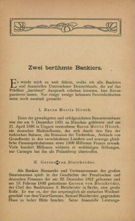 II. Gerson von Bleichröder