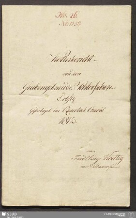 Wetterbericht von den Grubengebaeude Schloeßchen Erbst. - 18.6133 4.