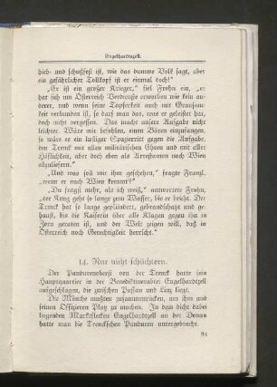 14. Nur nicht schüchtern