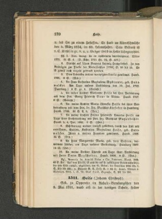 1511. Heise (Johann Christoph).