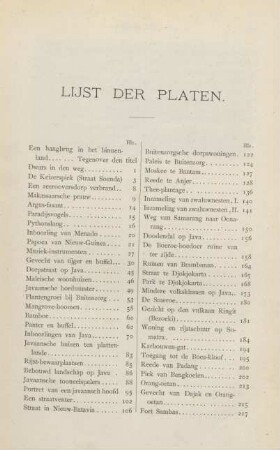 Lijst der platen