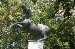 Springendes Pferd