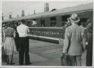 Deutsche Bundesbahn im Bahnhof von Stuttgart