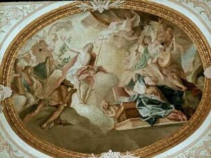 Der auferstandene Christus erscheint seiner Mutter