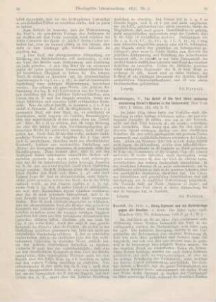 60 [Rezension] Huidekoper, F., The Belief of the first three centuries concerning Christ’s Mission to the Underworld