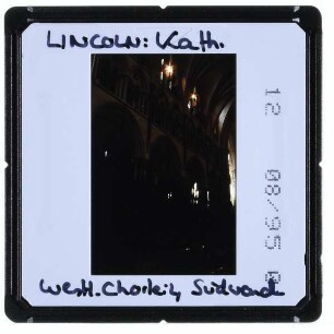 Lincoln, Kathedrale : Innenansicht Westlicher Chorteil Südwand
