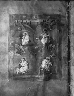 Schatzkammer-Evangeliar — Evangelistenbild