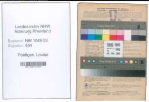 Entnazifizierung Louise Poettgen , geb. 30.03.1907 (Lehrerin)