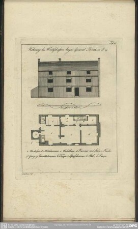 Wohnung des Wirthschafters beym General Bentham