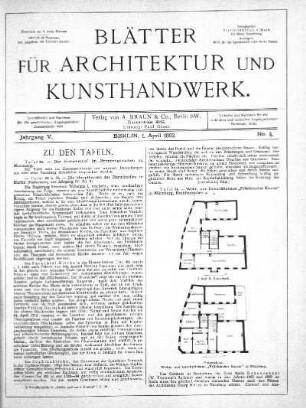 No 4, 1. April 1892