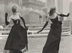 Modeaufnahme, Modelle Rone Compton, Lili Carlson und Natalie (Mademoiselle)
