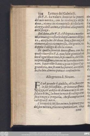 Allegrezza di Nozze.