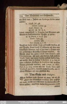 XII. Von Gicht und Podagra.