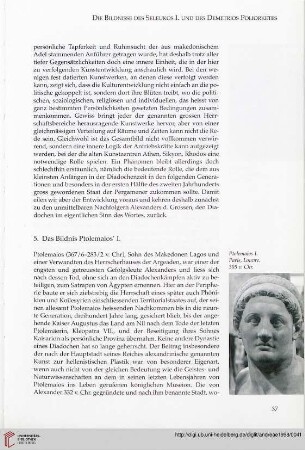 5. Das Bildnis Ptolemaios´I.