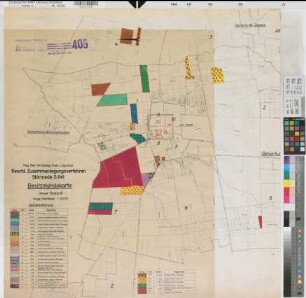 Störmede (Geseke), Zusammenlegung Störmede, Besitzstandskarte (neuer Bestand)