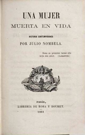 Una mujer muerta en vida : historia contemporanea