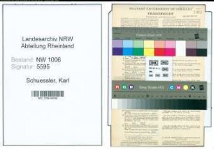 Entnazifizierung Karl Schuessler , geb. 14.07.1908 (Gartenmeister)