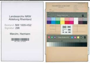 Entnazifizierung Hermann Maruhn , geb. 02.05.1901 (Polizeibeamter)