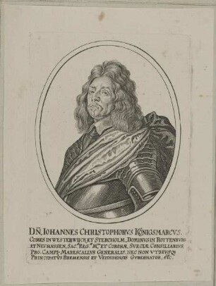 Bildnis des Johann Christoph von Königsmarck