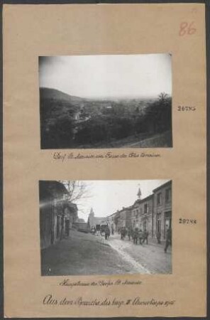 Dorf St. Maurice am Fuße der Côtes Lorraines