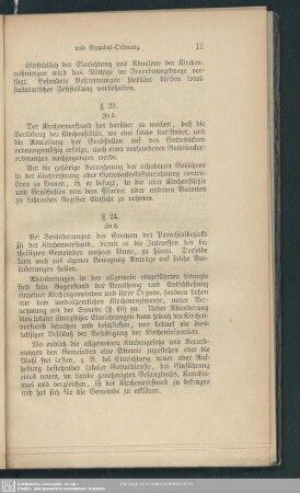 Kirchenvorstands- und Synodalordnung