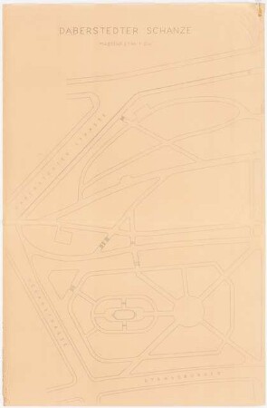Stadtpark, Erfurt: Daberstedter Schanze: Grundriss 1:200