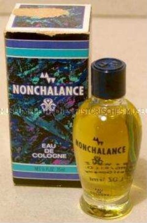 Eau de Cologne "Nonchalance", 15-ml-Fläschchen, mit vollständigem Inhalt, mit Originalkarton