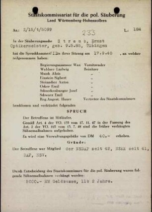 Straub, Ernst
