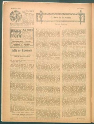 El libro de la semana : Nuestra America