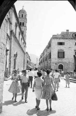 Dubrovnik: Stradun vom Pile Tor aus