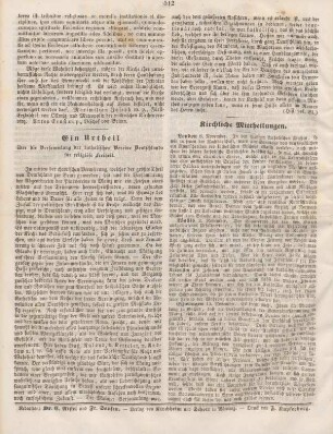 512 Kirchliche Mittheilungen