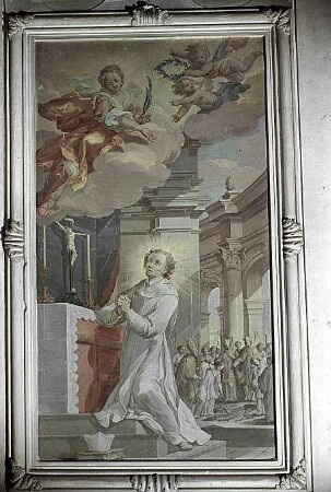 Die heilige Ursula erscheint dem heiligen Norbert und die Auffindung ihrer Reliqiuen in Köln