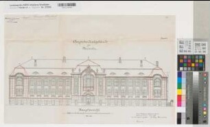 Münster (Münster) Oberpräsidium Blatt 9 Hauptansicht 1903 1 : 100