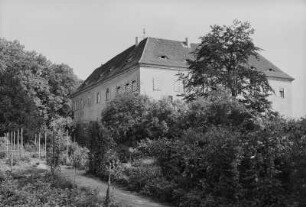 Herrenhaus des Rittergutes, Ansicht von der Gärtnerei aus