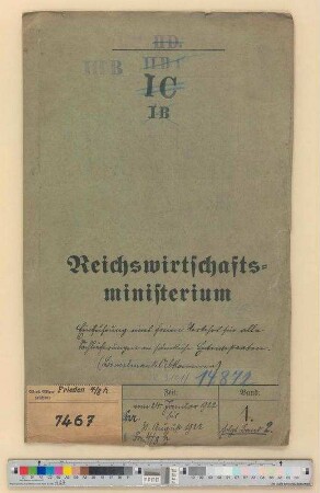 Einführung eines freien Verkehrs für alle Sachlieferungen an sämtliche Ententestaaten.- Bemelmans-Abkommen: Bd. 1