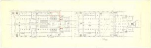 Döllgast, Hans; München; Basilika St. Bonifaz, Umplanung - Grundrisse