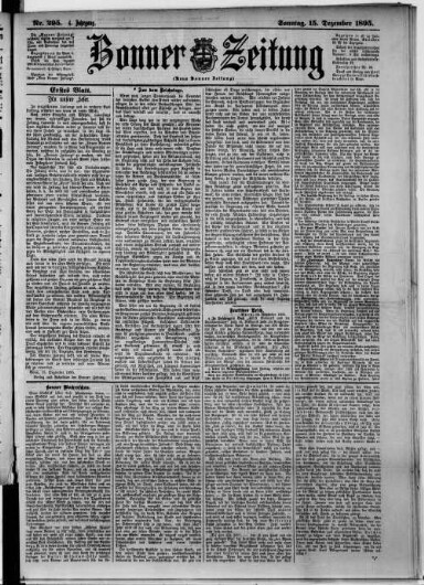 Titelseite einer Zeitung
