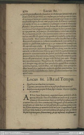 Locus 86. à Re ad Tempus