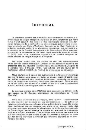 Éditorial