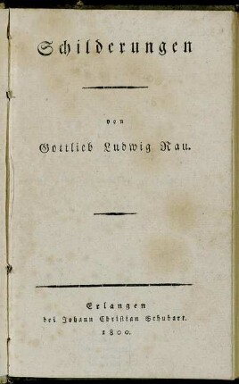 Schilderungen