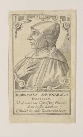 Porträt des Girolamo Savonalrola