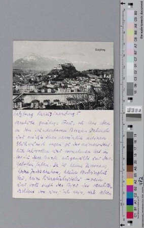 Postkarte an Ida Dehmel