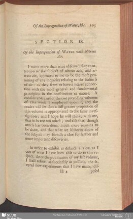 Section IX. Of the Impregnation of Water with Nitrous Air