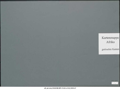 Abessinien ganz und größere Teile : 1814-1885 : Kartensammlung