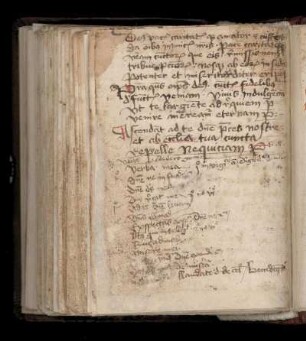 Verzeichnis der Psalmen aus den Vigiliae maiores.