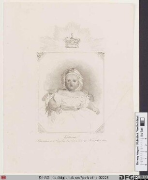 Bildnis Victoria, Königin von Preußen u. Deutsche Kaiserin, geb. Prinzessin von Großbritannien u. Irland