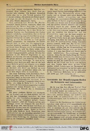 15: Geschichte der Grundierungsmethoden für Holztafeln und Leinwanden [13]